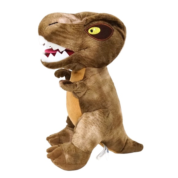 Universal Studios Jurassic World Jr Brown T-Rex Dinosaur 12" Plush - Picture 2 of 2